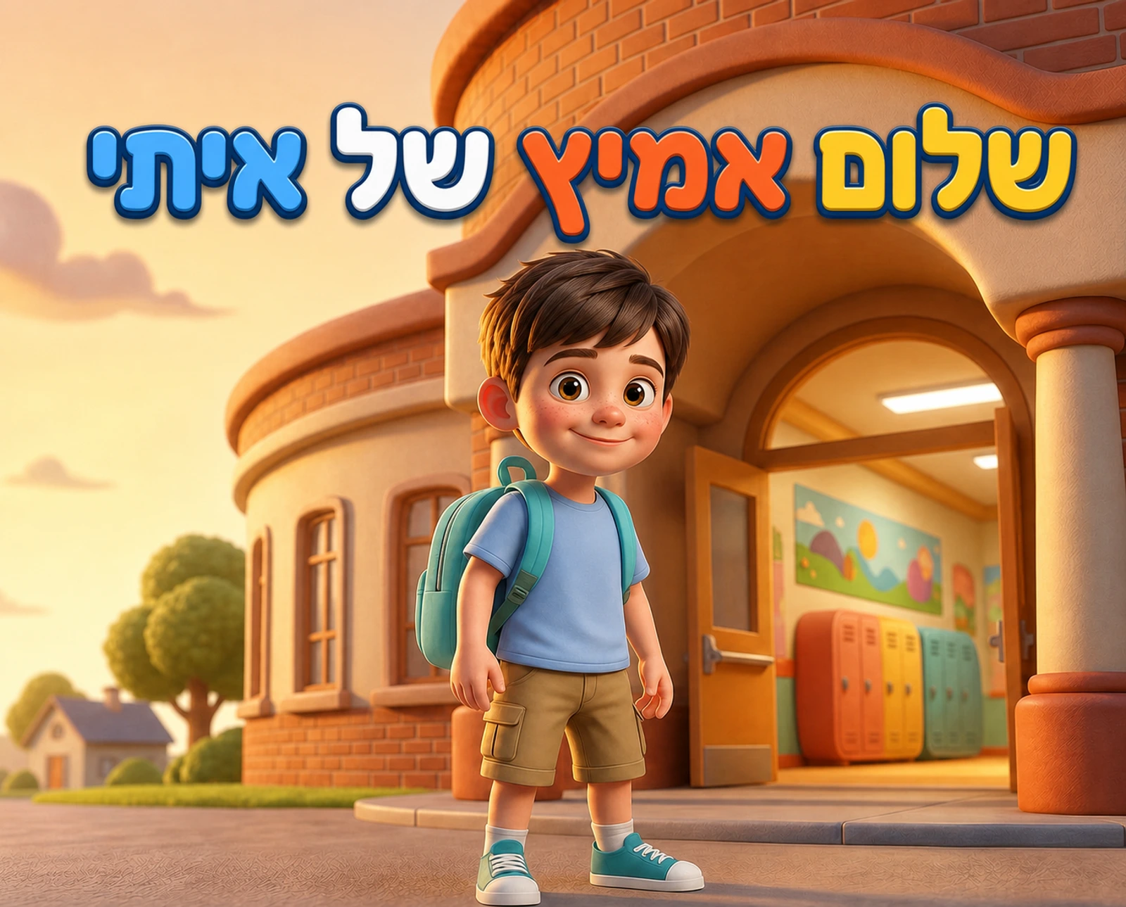 כריכת הספר האישי שלום אמיץ של איתי בעברית