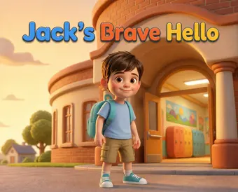 Jack's Brave Hello personalized book cover