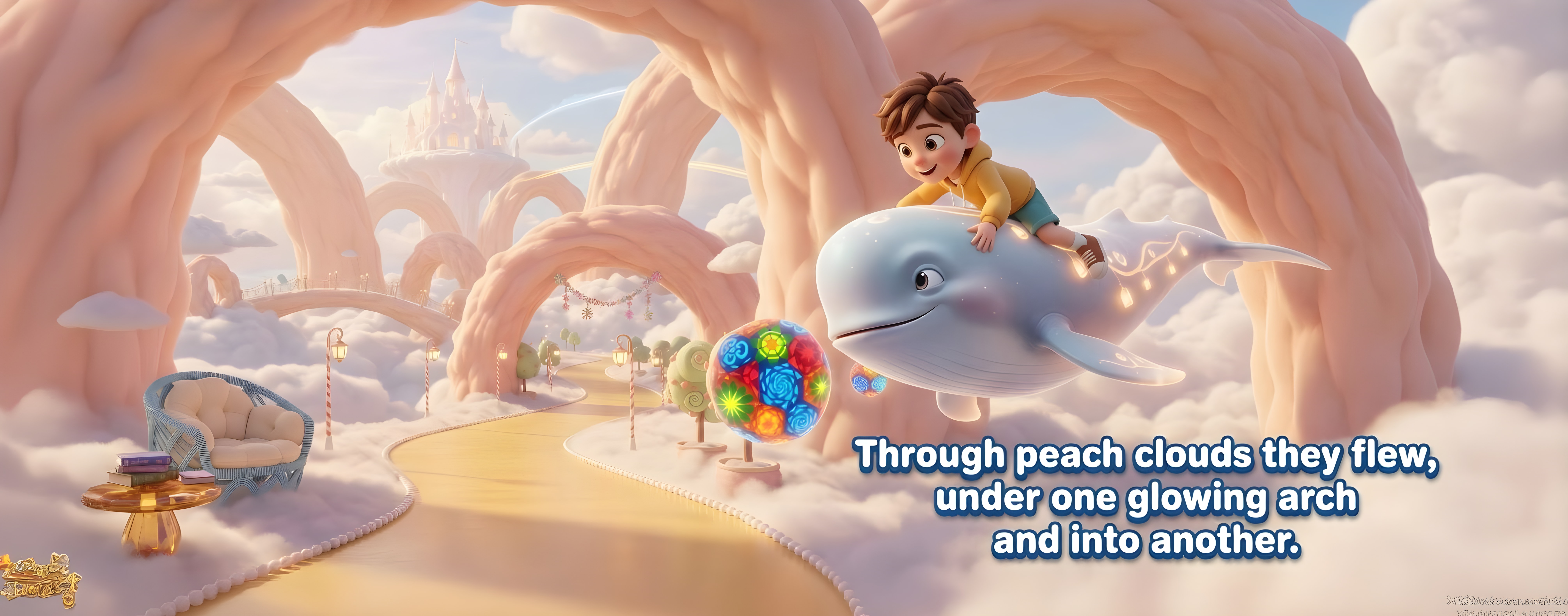 Sunset Sky Map story spread