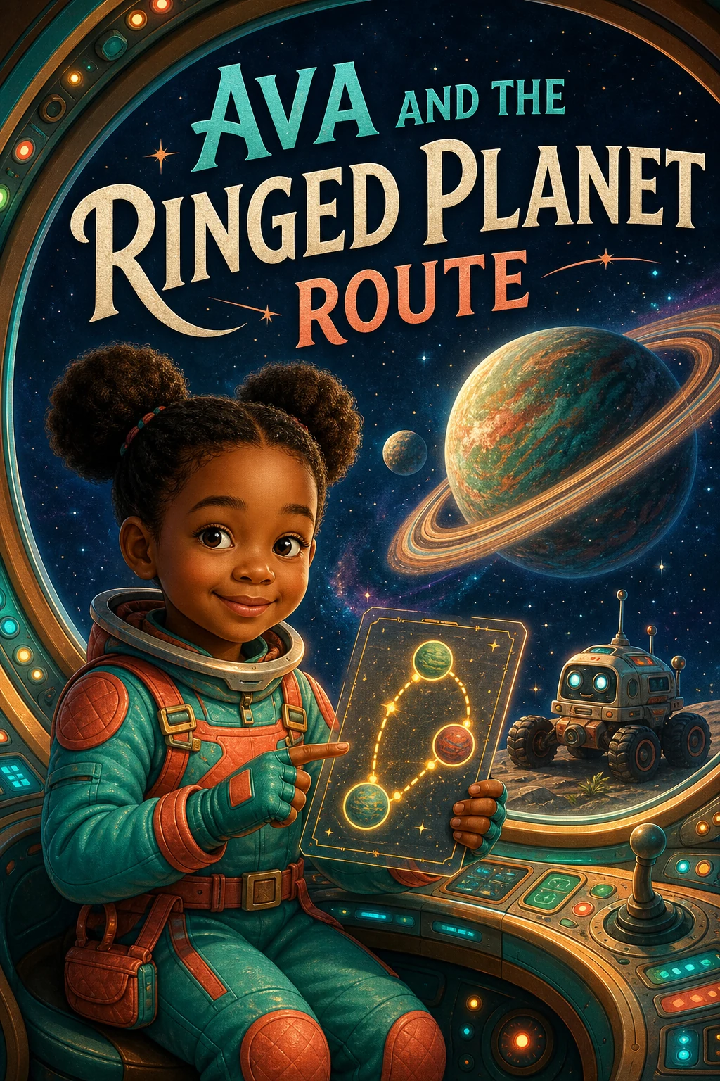 Demo cover for Ava and the Ringed Planet Route